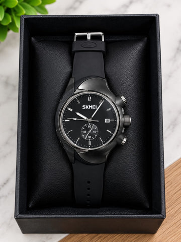 **SKMEI Men’s Watch – Stylish Waterproof Wristwatch**
