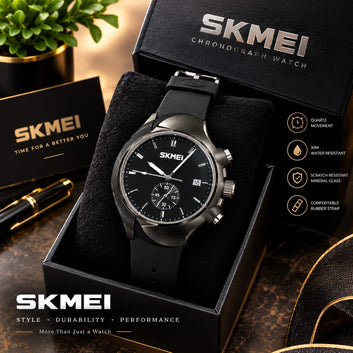 **SKMEI Men’s Watch – Stylish Waterproof Wristwatch**