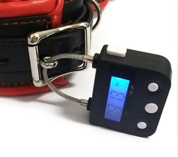 Time Lock Fetish Handcuffs Mouth Gag Electry Couples Toys Adult Game Bondage Lock